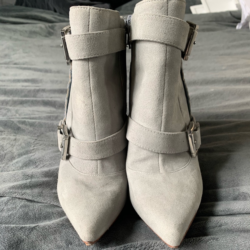 In Box Worn Once Suede Aldo Booties